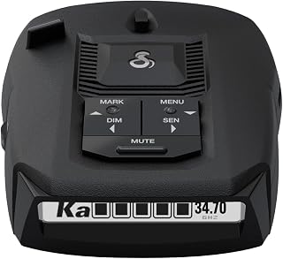 Cobra RAD 490i Laser Radar Detector, New Model with Long Range Detection | Bluetooth, Apple CarPlay and Android Auto Compatible, LaserEye Front and Rear Detection, DSP, Firmware Updatable