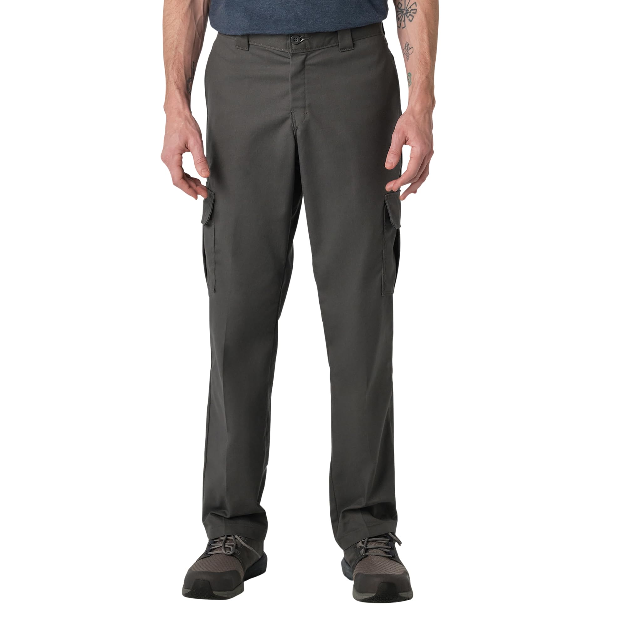 Dickies Men's Regular Straight Stretch Twill Cargo Pant Men's Work Utility Pants