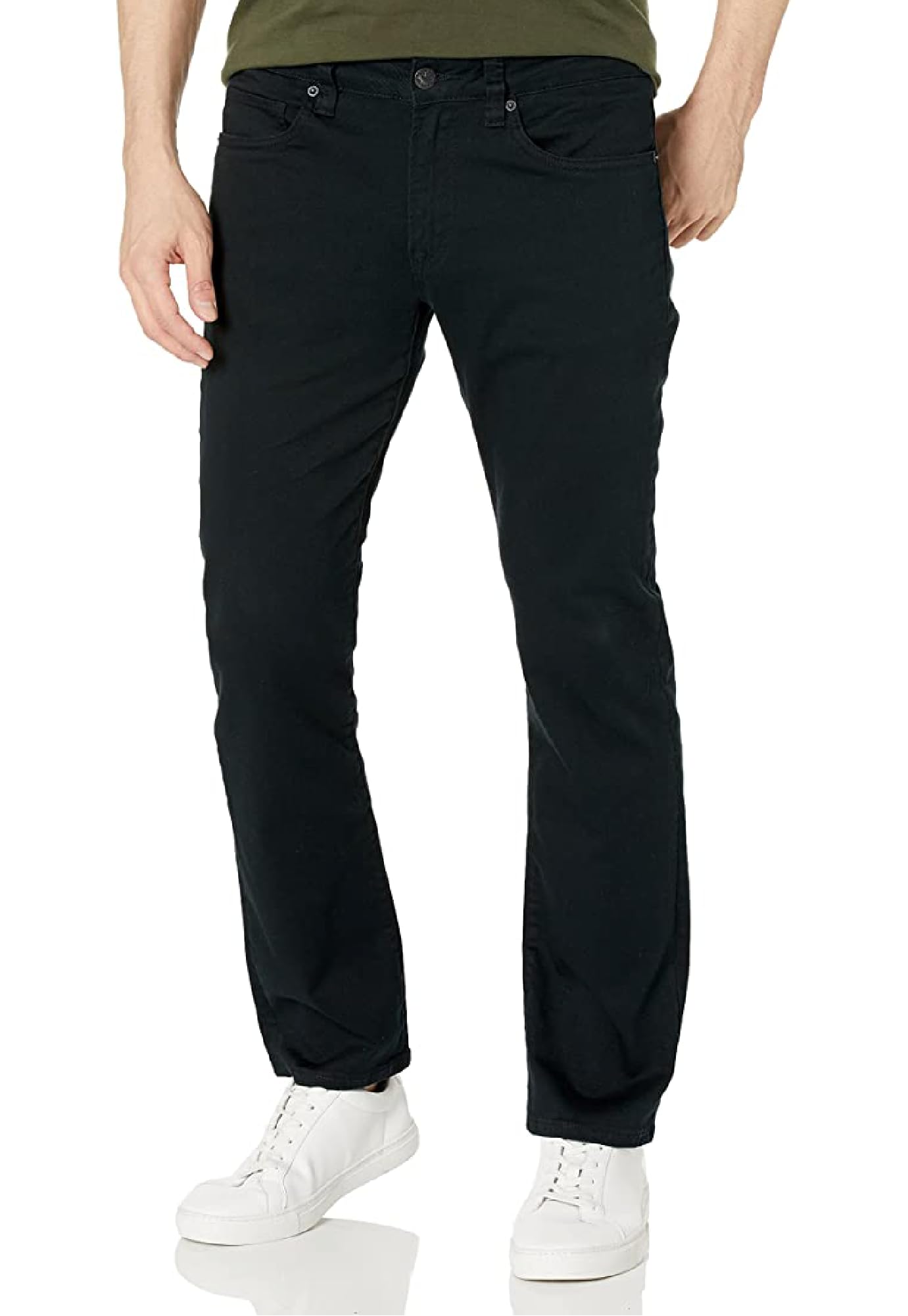 Buffalo David Bitton - Straight Six-x Black, Super Skinny Max Men's Jeans