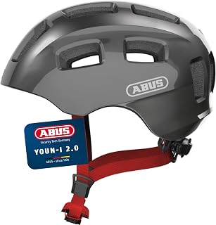 ABUS Youn-I 2.0 bike helmet - with light for children, teenagers and young adults - for girls and boys