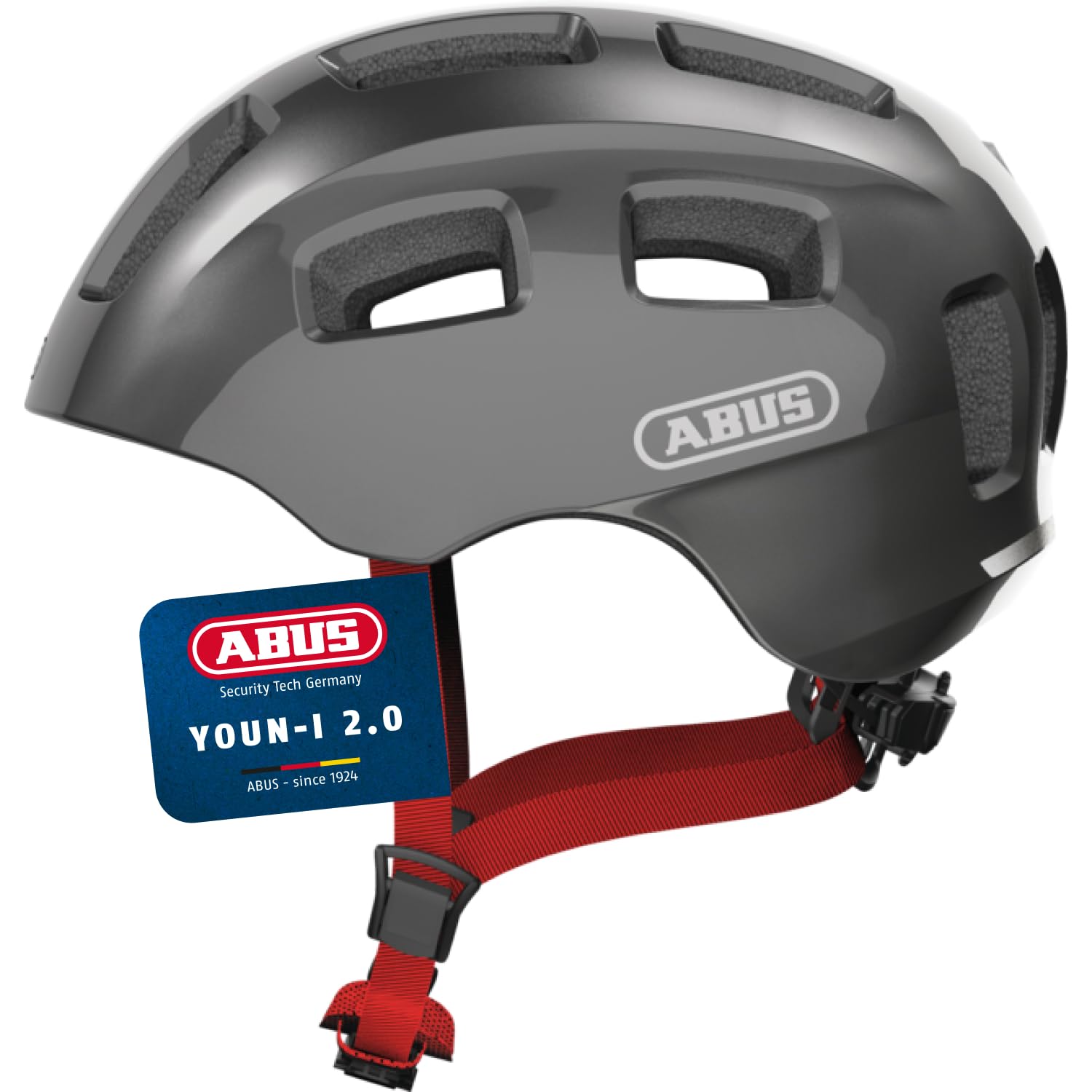 ABUS Youn-I 2.0 bike helmet - with light for children, teenagers and young adult
