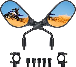 ATV Mirrors, OFIG Motorcycle Mirrors with 7/8" Handlebar Mount Compatible with ATV Motocycle Scooter Moped Snowmobile Polaris Sportsman Dirt Bike Cruiser Chopper