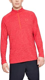 Under Armour Tech 2.0 - Jersey con Cremallera Corta para Hombre - 1328495, Rojo (Beta Red/Beta Red 632), 3XL