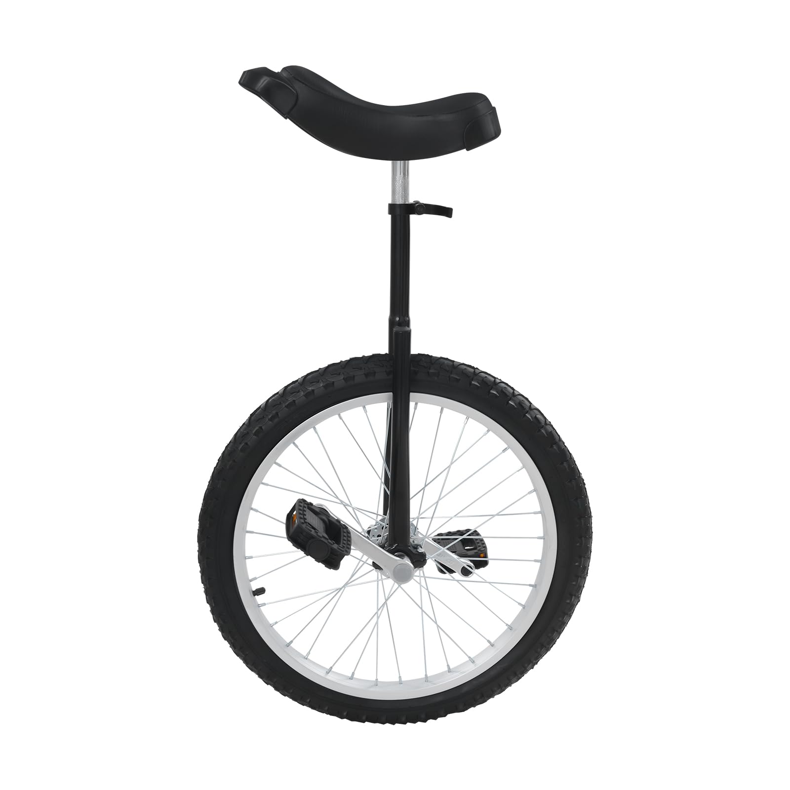 DYNAMI Unicycle with Excellent Steel Frame,Leakproof Tire,Adjustable Height,Curv