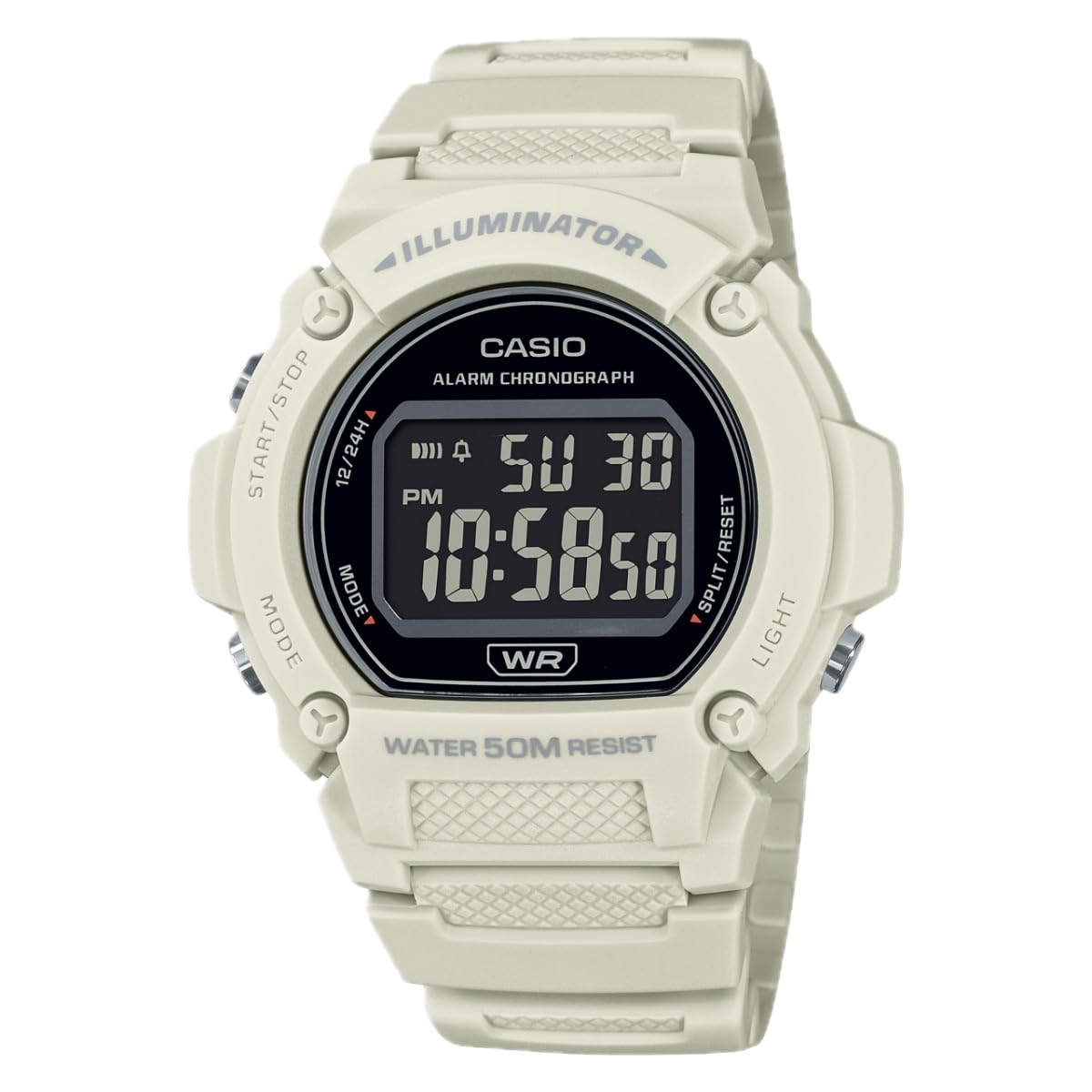 Casio W219H Series | Men’s Digital Watch | 50M WR | LED Illuminator | 100 SEC Ch