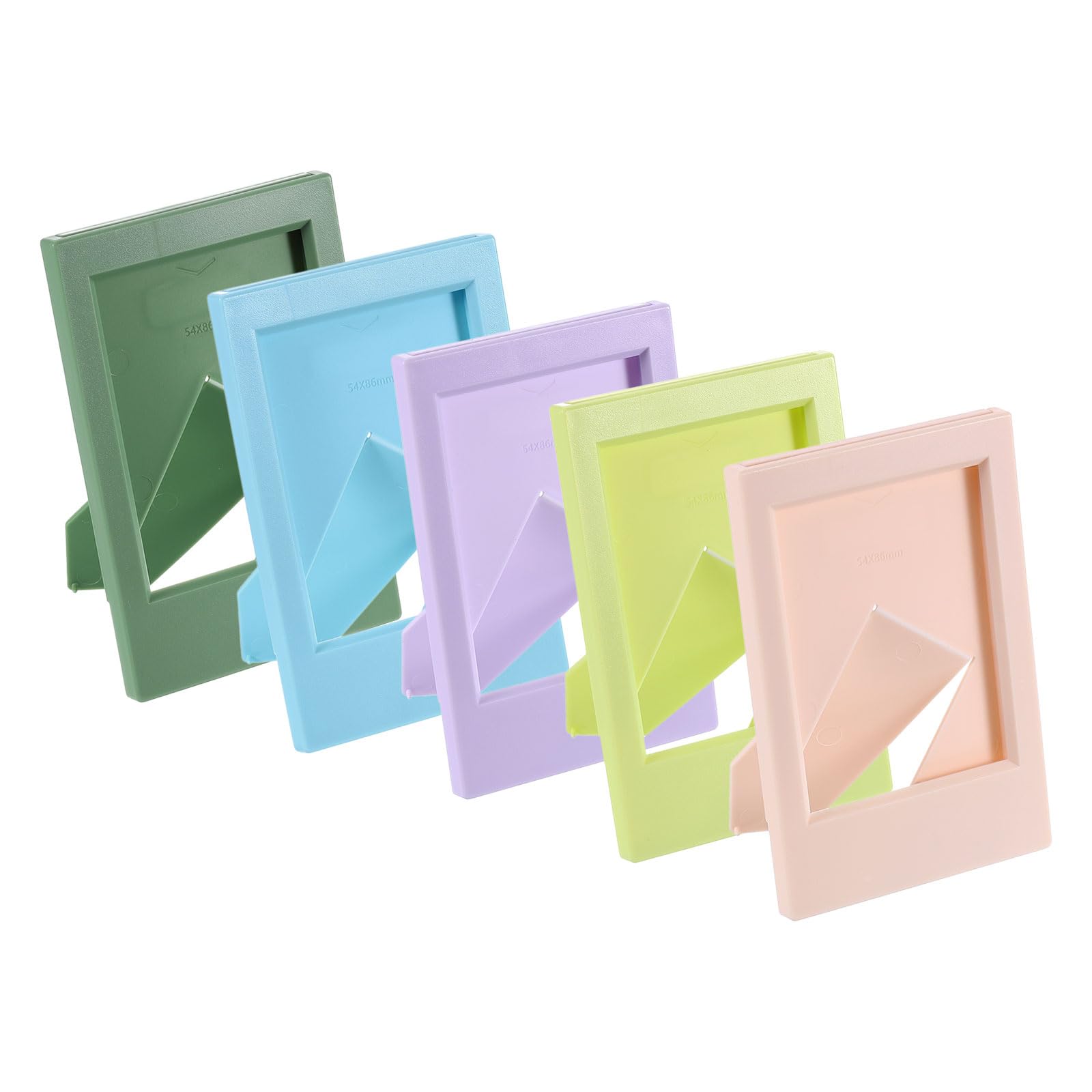 5 Pieces Mini Rectangle Picture Frames 2.4x3.6 Inch Small Photo Holder for Table