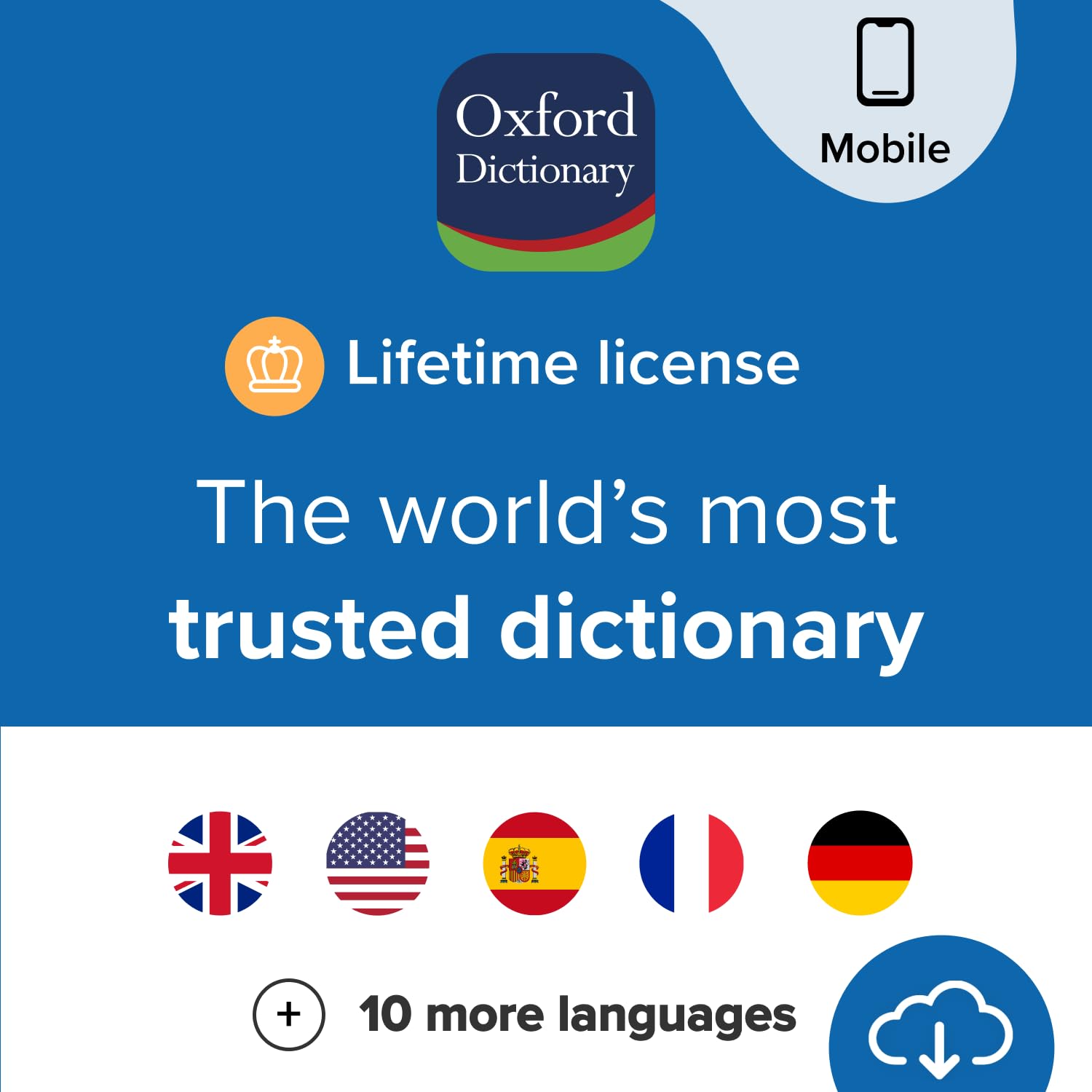 Oxford Dictionary | Learn ENGLISH, German, French & 10+ Other Languages | 1+ Mil