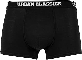 Urban Classics Mens Boxer Shorts Set of 3 Soft Cotton Elastic Waist Boxer Briefs Available in Various Color Sets and Prints Sizes S - 5XL