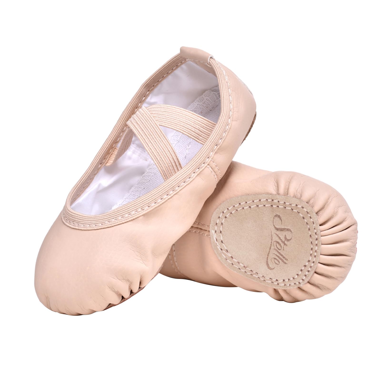 Stelle Ballet Shoes for Girls Toddler Soft Leather Split Sole | Ballet slippers,