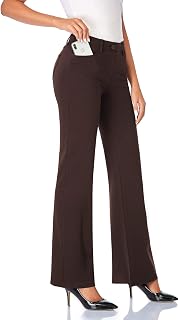 Tapata Pantaloni Elasticizzati da Donna, 71 cm, 76 cm, 81 cm, 86 cm, 91 cm, con 4 Tasche, per Ufficio, Lavoro, Vita Quotidiana, Eleganti