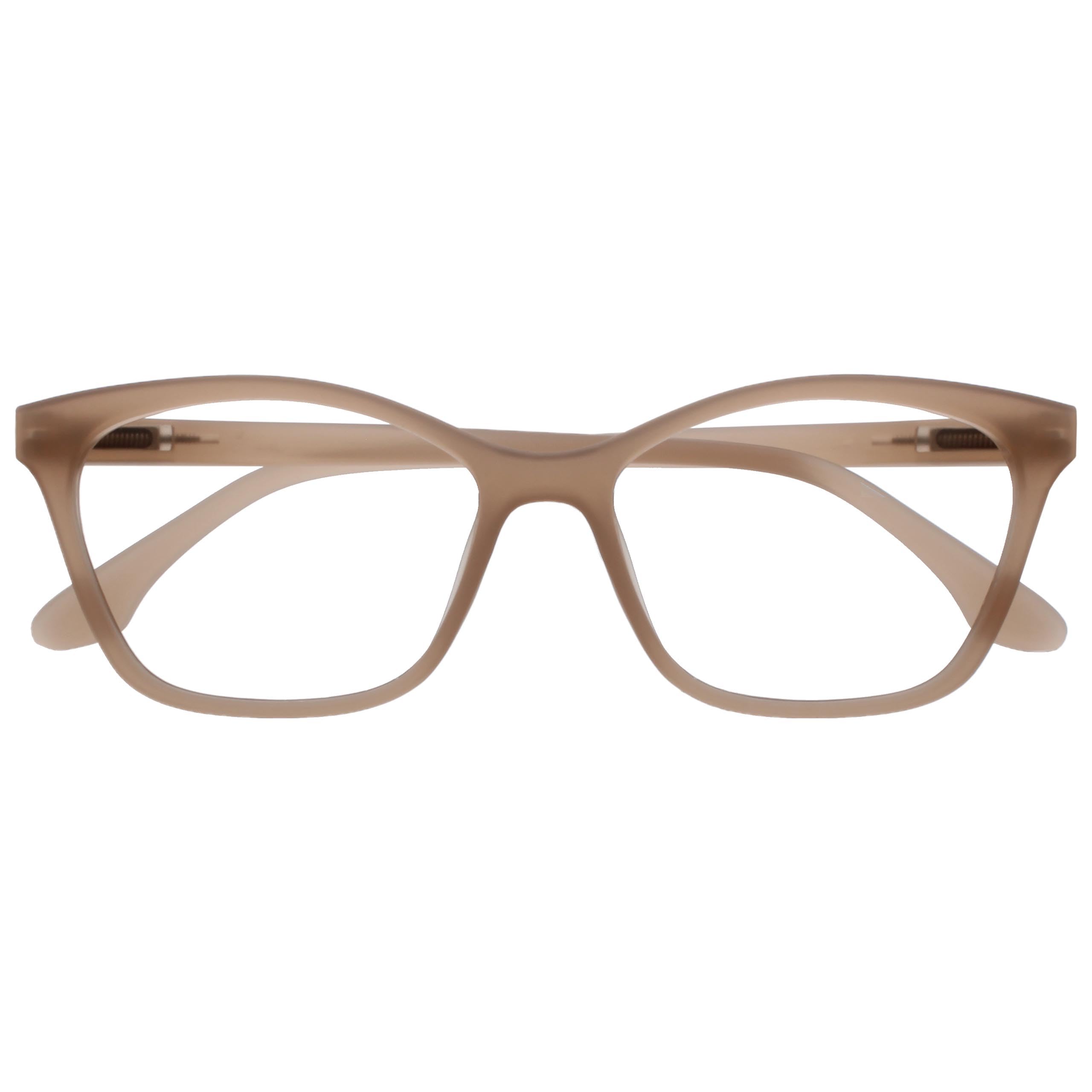 OPULIZE KAT Reading Glasses – Cat Eye Frame – Opaque Taupe – Men and Women – Spr