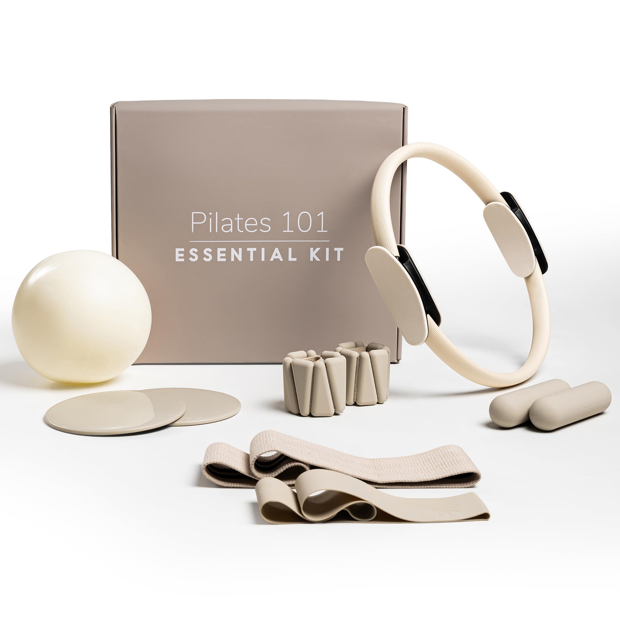 Pilates 101 Home Pilates Kit - Premium 7-Piece Studio-Quality Set | Includes pil