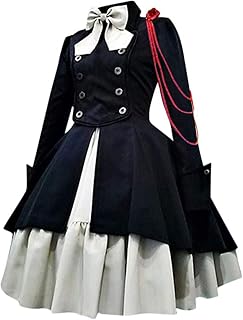 Women's Cool Goth Lolita Dress Halloween Masquerade Party Punk Gothic Dress Vintage Fairy Renaissance Victorian Dress
