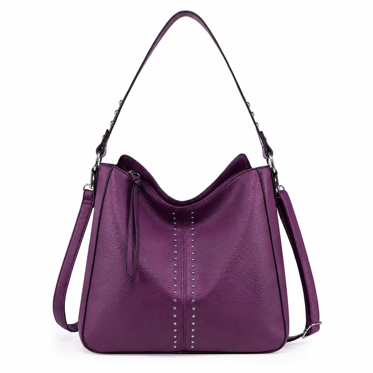 Montana West Hobo Bag for Women, Vegan Leather Crossbody Bag, Elegant Shoulder B
