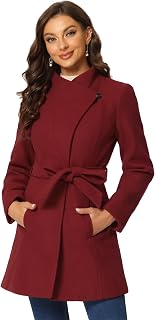 Allegra K Women's Casual Trench Coat