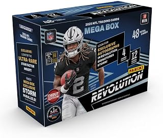 Panini Corporation 2025 NFL Revolution Football Mega Box Trading Card