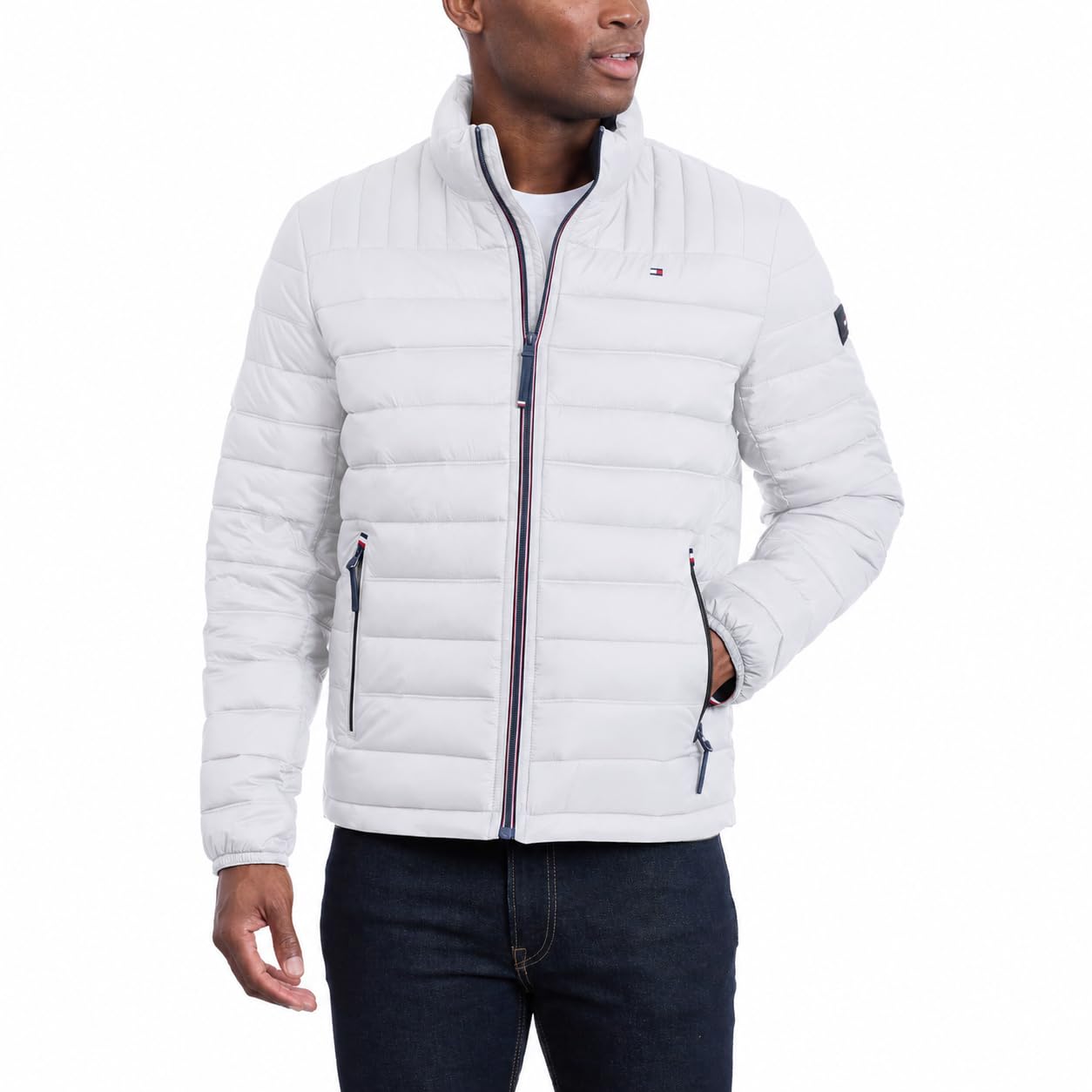 Tommy Hilfiger Men's Ultra Loft Lightweight Packable Puffer Jacket (Standard and