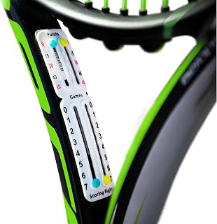 Scoring Right Portable Tennis and Padel - Score Counter - Easy to Assemble Scoreboard for Recording Scores, Games and Phrases - ITF Compliant and Lightweight - Weighs 1.9g