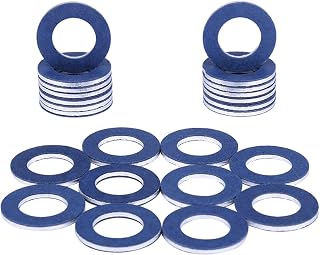 90430-12031 (24Pcs) Aluminum Oil Drain Plug Gaskets Fits for Toyota Lexus Scion Crush Washer Seals Replaces# 9043012031