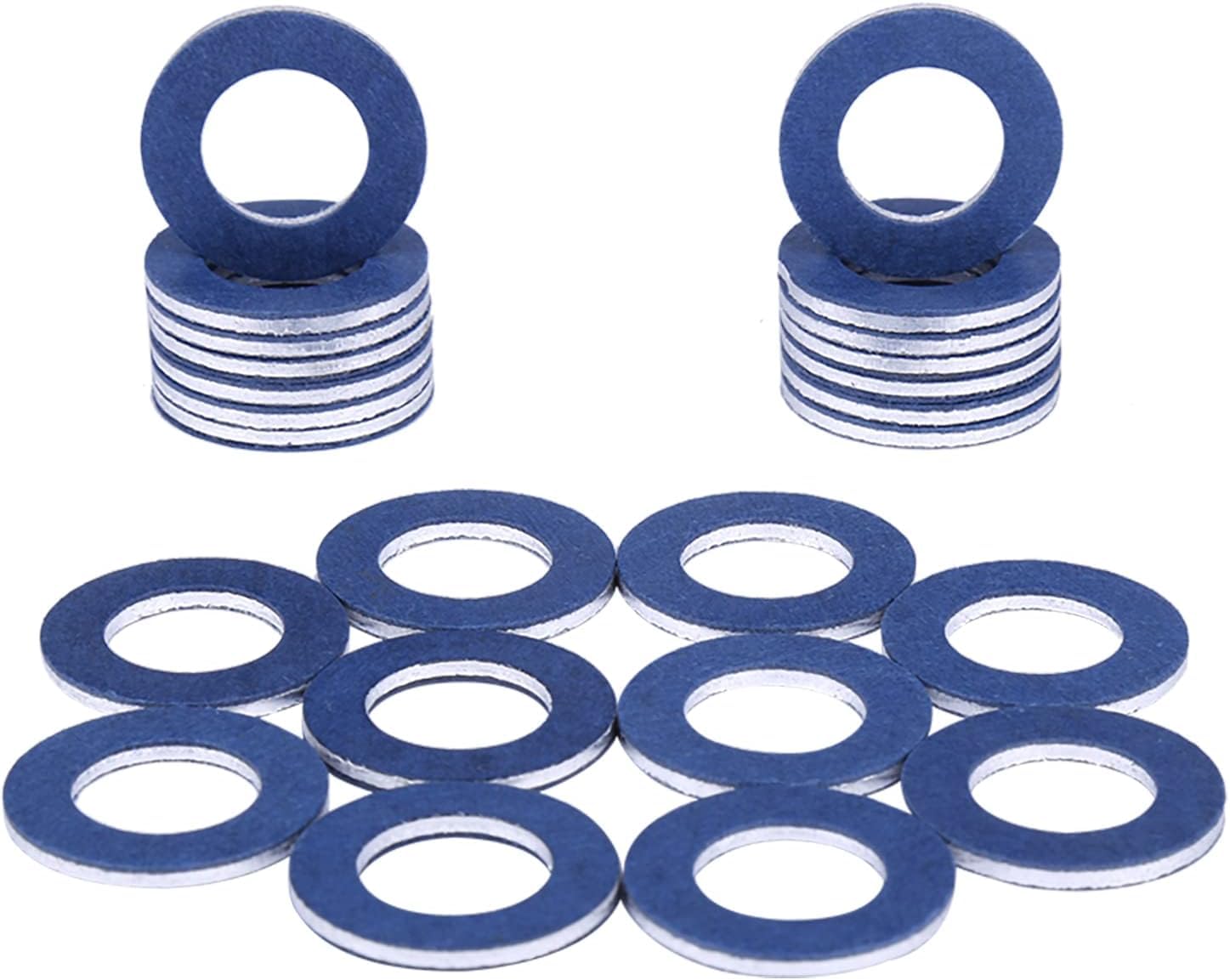 90430-12031 (24Pcs) Aluminum Oil Drain Plug Gaskets Fits for Toyota Lexus Scion 