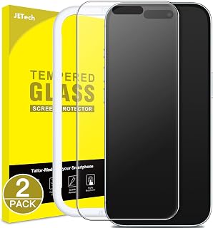 JETech Matte Screen Protector for iPhone 15 Plus, 2-Pack