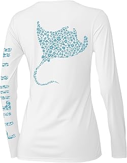 Palmyth Womens Fishing Shirt UPF 50 Sun Protection Long Sleeve T-Shirt