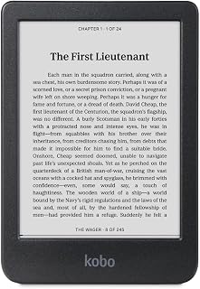 Kobo Clara BW | eReader | 6” Glare-Free Touchscreen with ComfortLight PRO | Dark Mode Option | Audiobooks | Waterproof | 16GB of Storage | Black