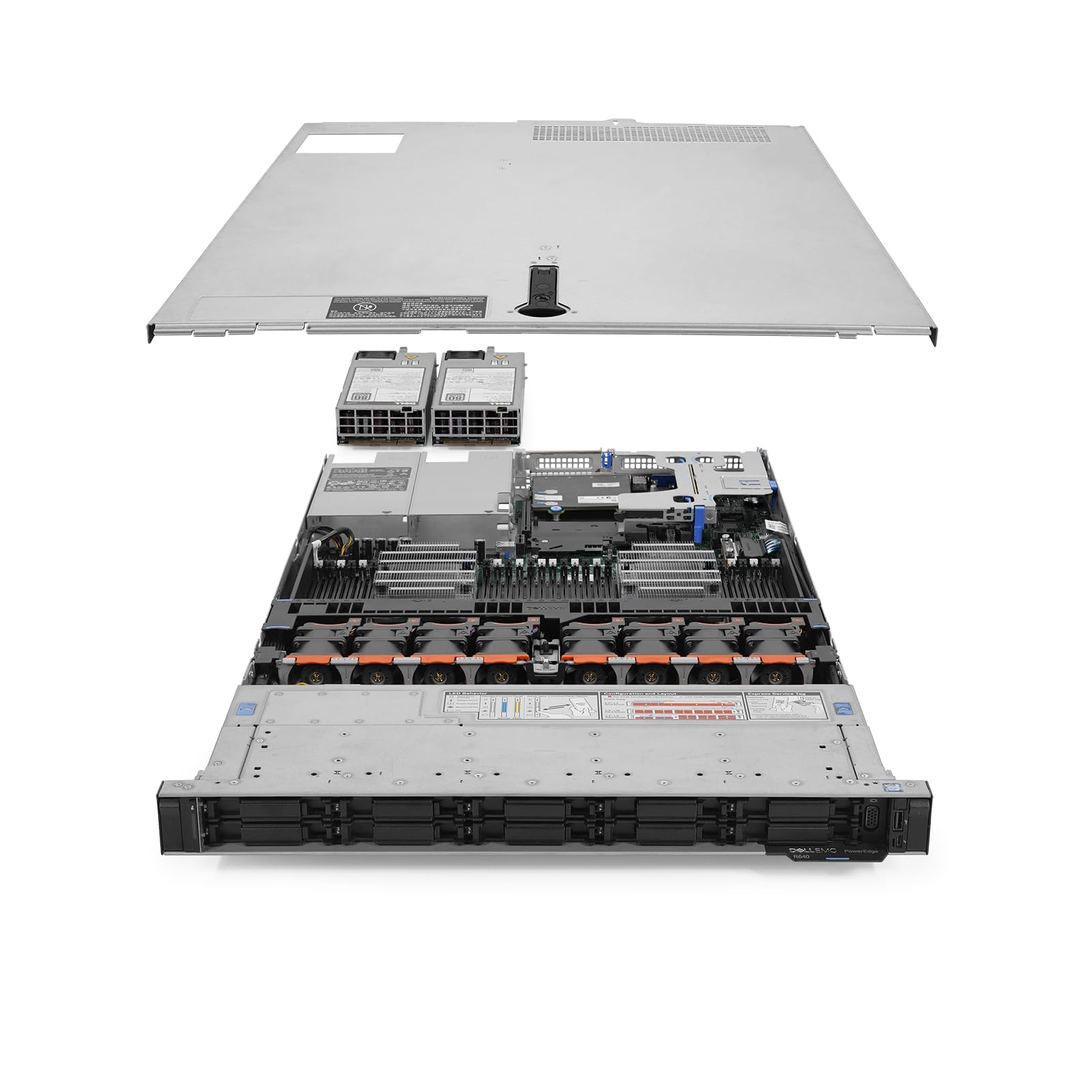 Dell PowerEdge R640 SAS/NVMe Server 2.30Ghz 24-Core 96GB RAM +10x Caddies (Renew