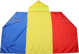 AZ FLAG Romania Cape 150x90 cm Romanian Light Polyester | Indoor use 3x5 ft supporter cape stitched edges and lightweight finish lightweight polyester