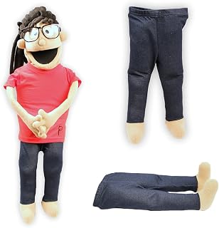 Puppet Legs | ADD ON for Puppedcation™ people puppets (Brown)