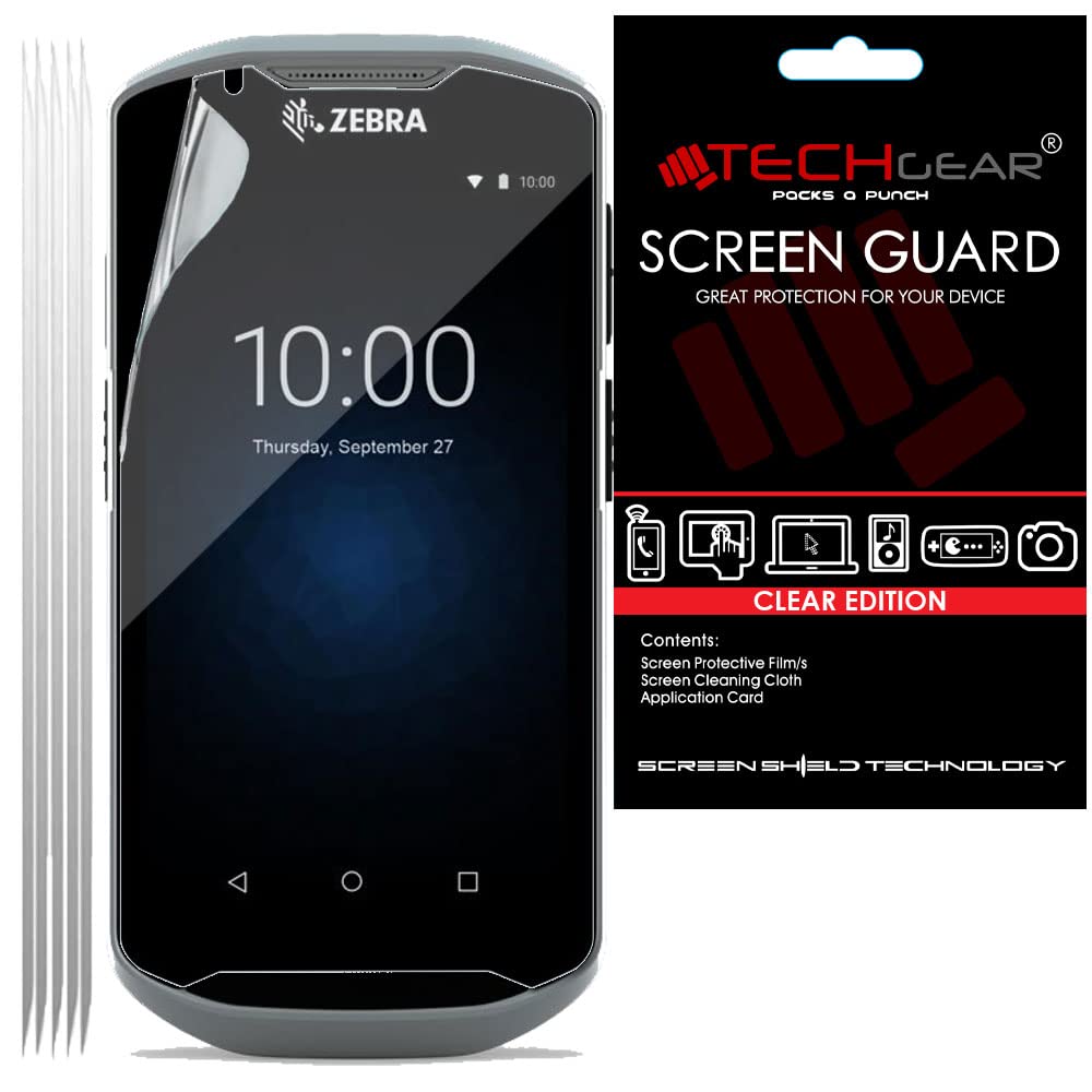 TECHGEAR [5 Pack] Screen Protectors Compatible for Zebra TC52 / TC57 Touch Compu