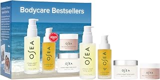 OSEA Bodycare Bestsellers, 4-Piece Travel-friendly Set, Intense Hydration | Body Wash • Body Scrub • Body Butter • Body Oil • Cleanse, Exfoliate &amp; Hydrate • Silky-Smooth Glow • Gift-Ready Spa Set