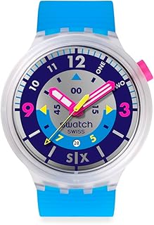 Swatch Unisex Casual Watch Bio-sourced Big Bold Quartz NEON