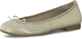 Tamaris 1-1-22116-24 941, Women's Ballet Flats, Cashmere Pearl Suede, 38 EU