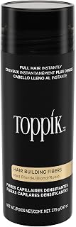 Toppik Hair Building Fibers, Fill In Fine or Thinning Hair Instantly Thicker, Fuller Looking Hair 9 Shades,4 size options