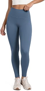 ODODOS Body-Hugging Workout Leggings with Back Pocket for Women, 25" /28" High Waist Yoga Pants