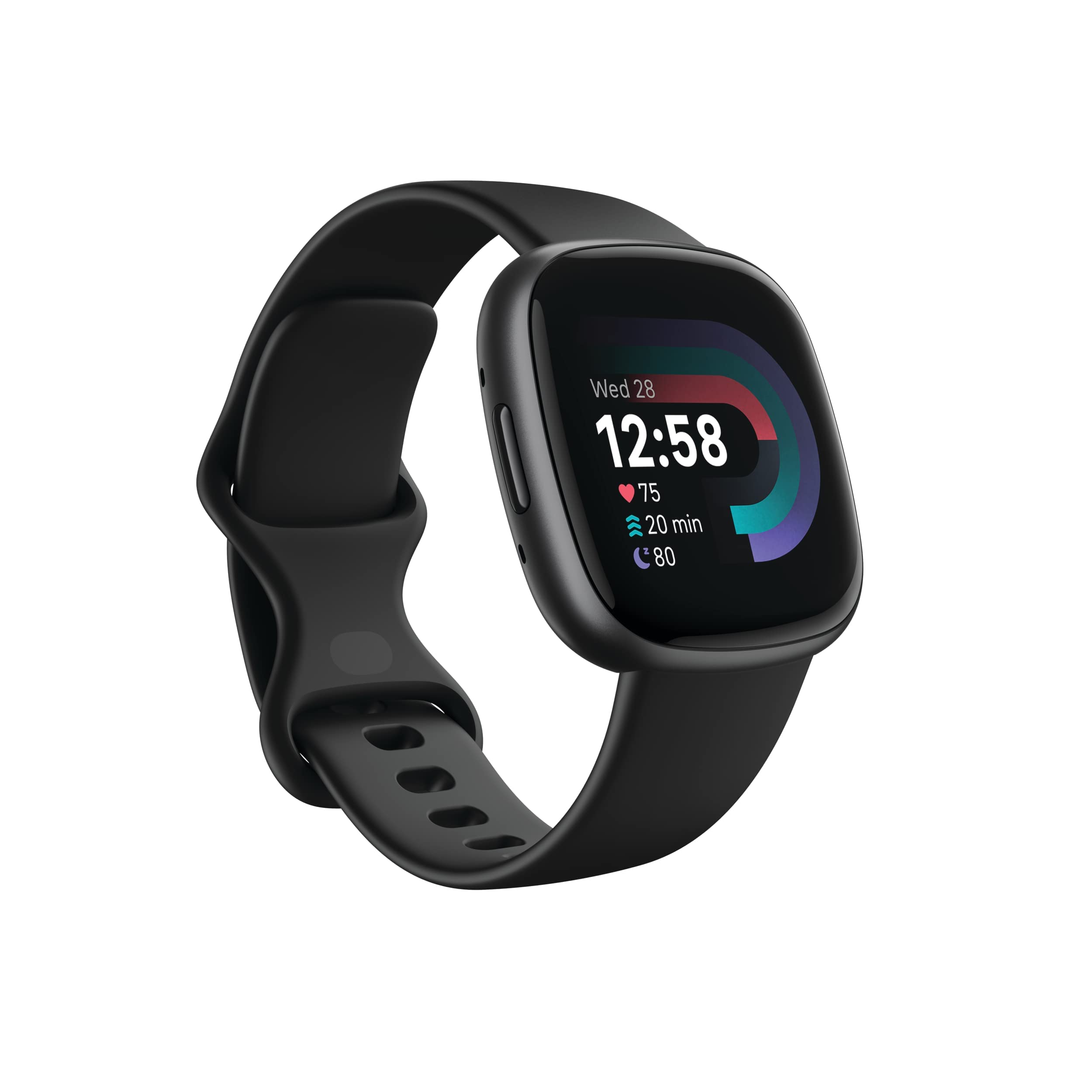 Google Fitbit Versa 4 Fitness Smartwatch, 24/7 Heart Rate - Black/Graphite | Dai