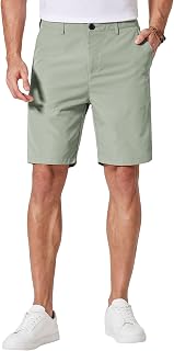 COOFANDY Men's Casual Shorts 9 Inch Flat Front Lightweight Summer Shorts