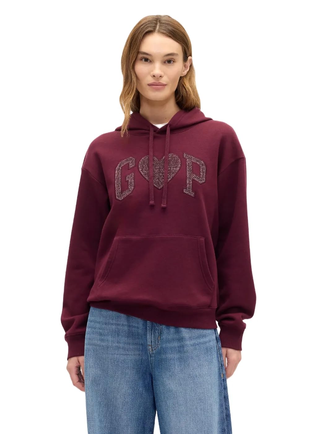 Gap Women's Hooded Sweatshirt with Logo without Laces (Pack of 1)
