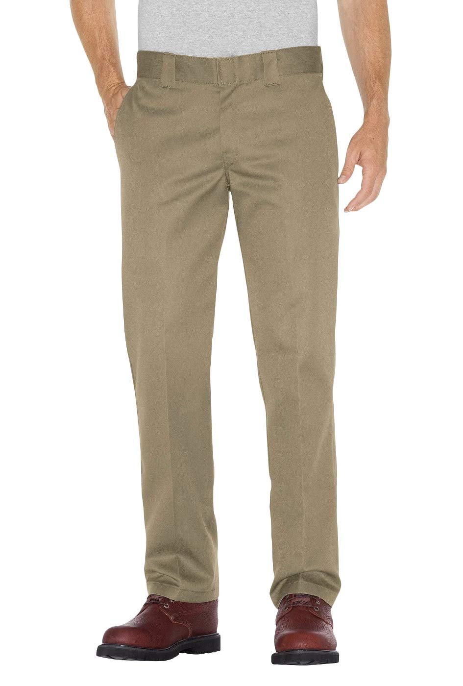 Dickies men’s slim, straight work trousers / sports trousers