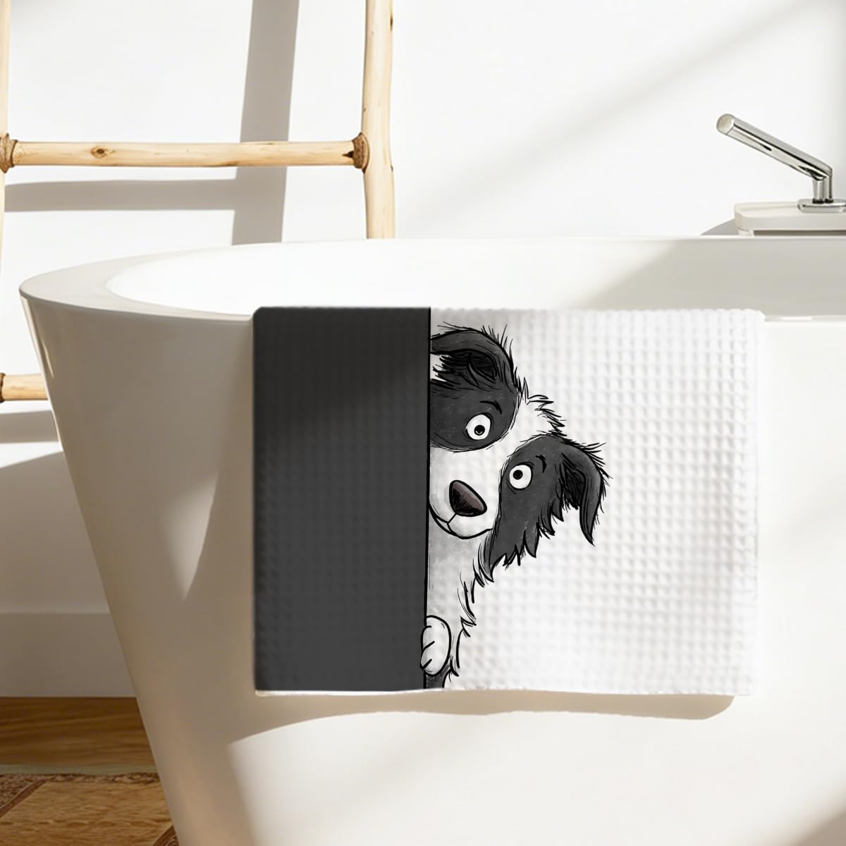 Kitchen Tea Towels Reusable Absorbent Dish Towels for Kitchen Bathroom Home Deco