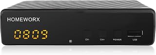 Mediasonic ATSC Digital Converter Box with TV Recording TV Tuner USB Multimedia Clear QAM (HW130STB-G2)