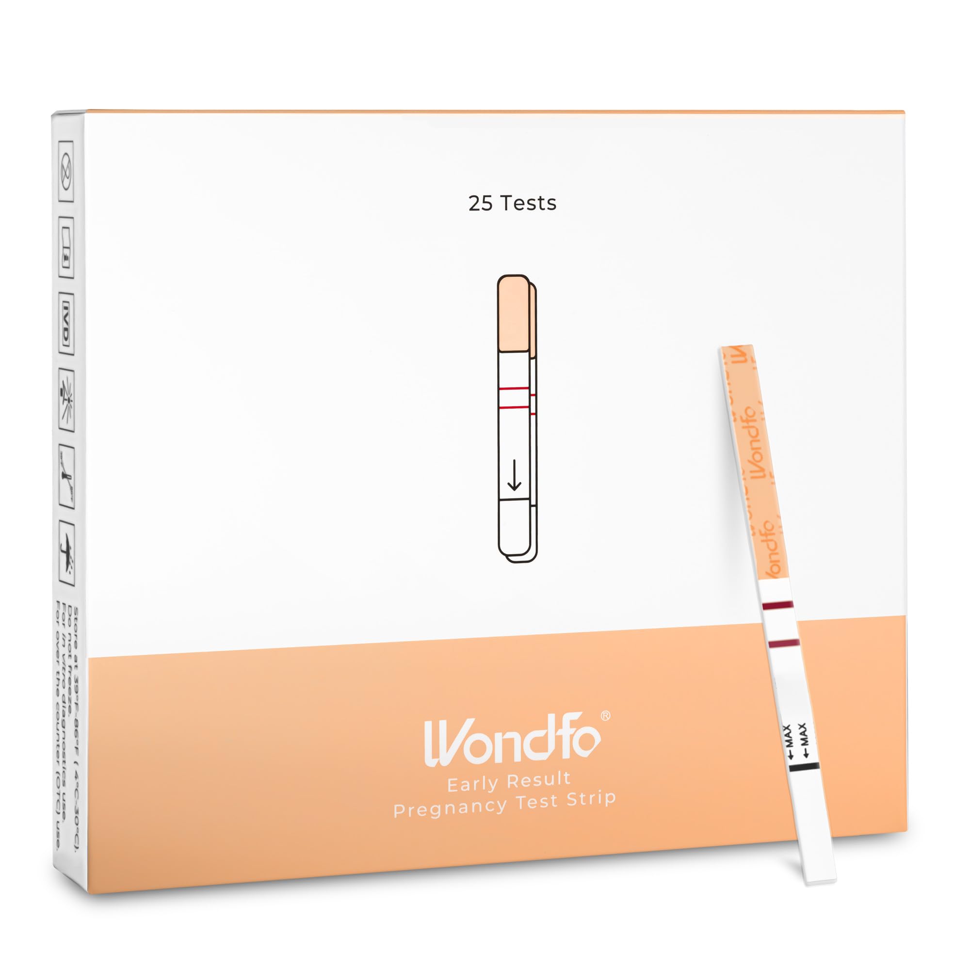 Wondfo Early Result Pregnancy Test Strips - Get Results 6 Days Sooner Than Misse