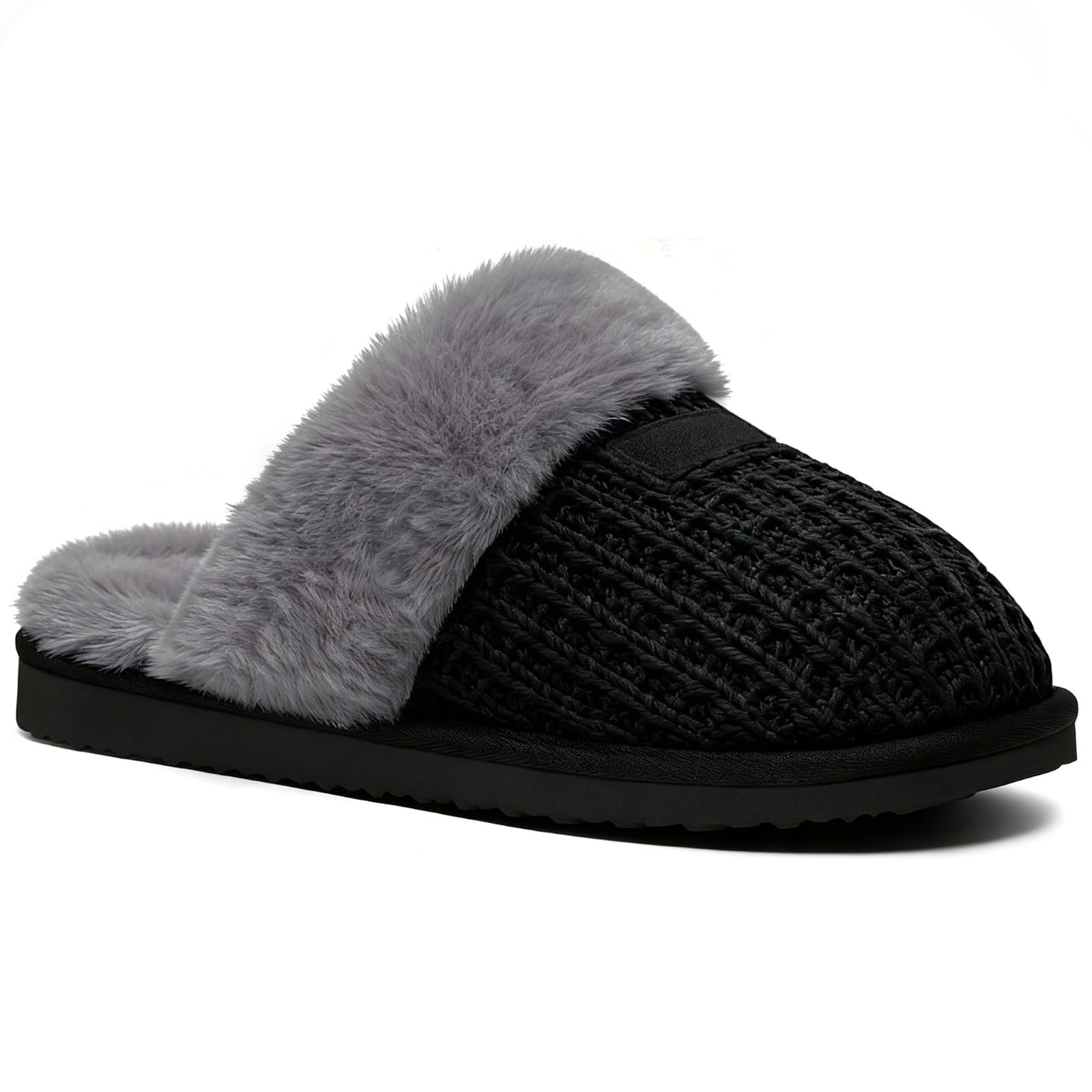 Litfun Women's Fuzzy Memory Foam Slippers Fluffy Winter House Shoes Indoor Outdo