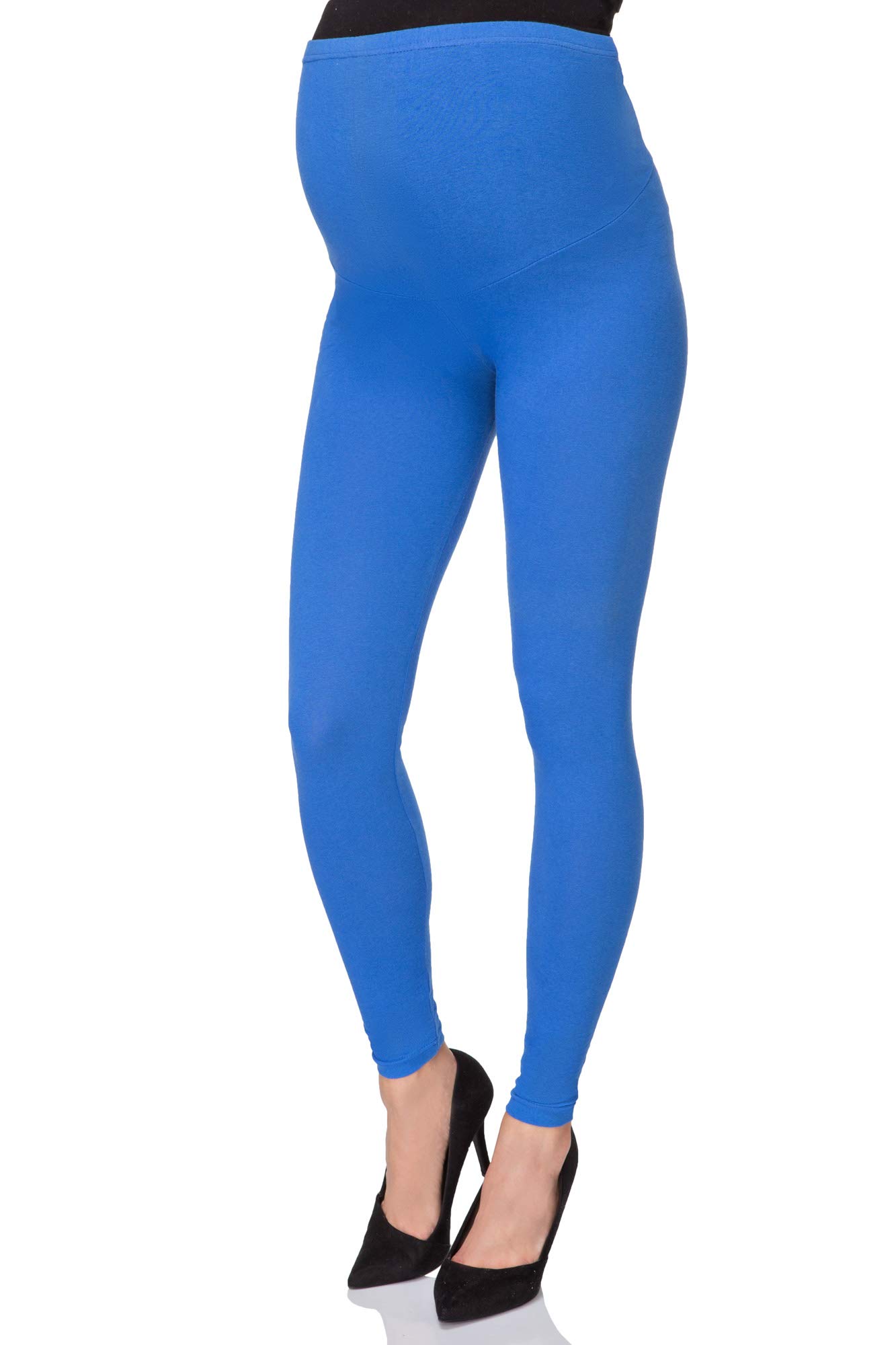 Futuro Fashion Women's Maternity Leggings Full Ankle Length Cotton Leggings Comf
