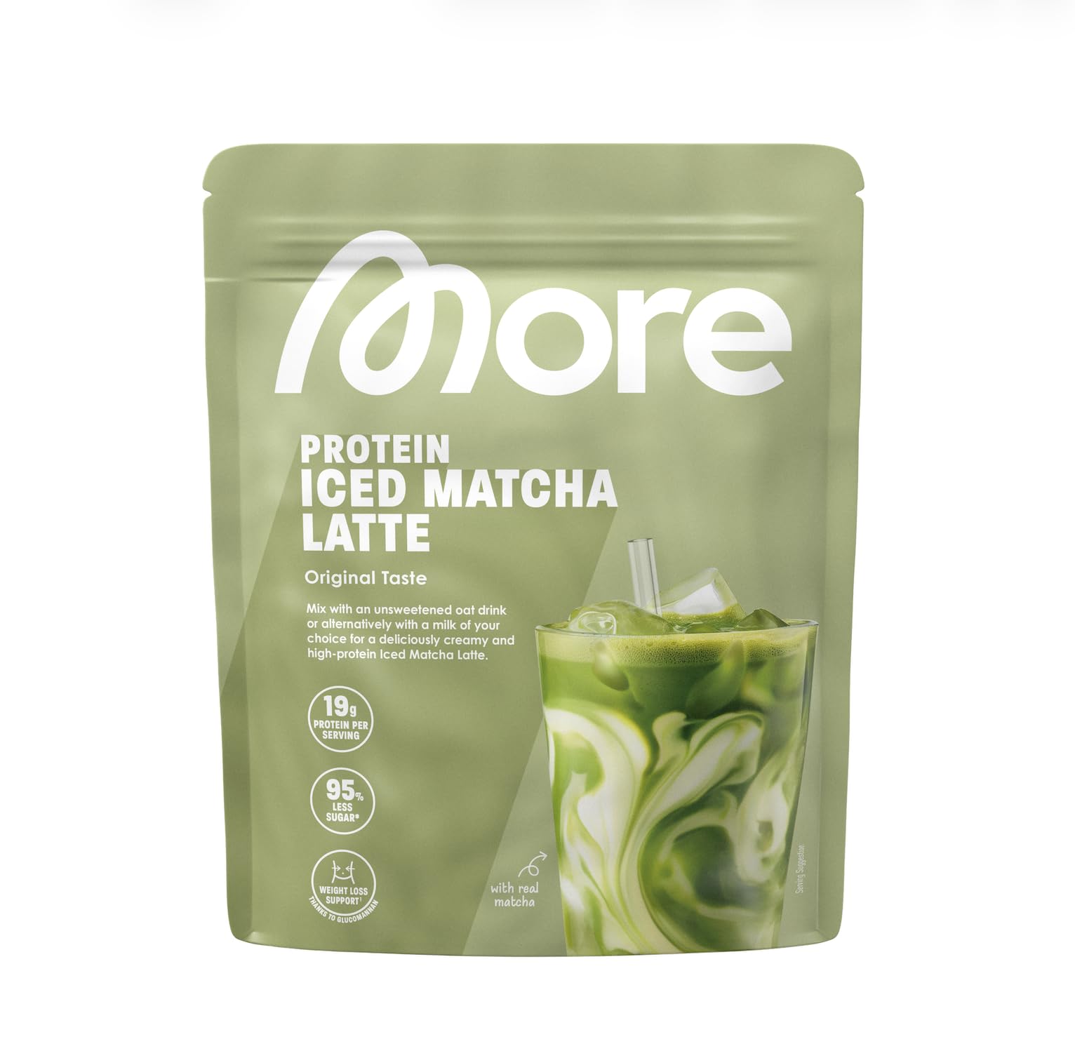 MORE Protein Iced Matcha Latte, 650g