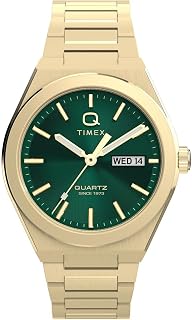 Timex Men's Q Continental Day and Date 39mm Quartz Watch