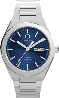 Timex Men's Q Continental Day and Date 39mm Quartz Watch