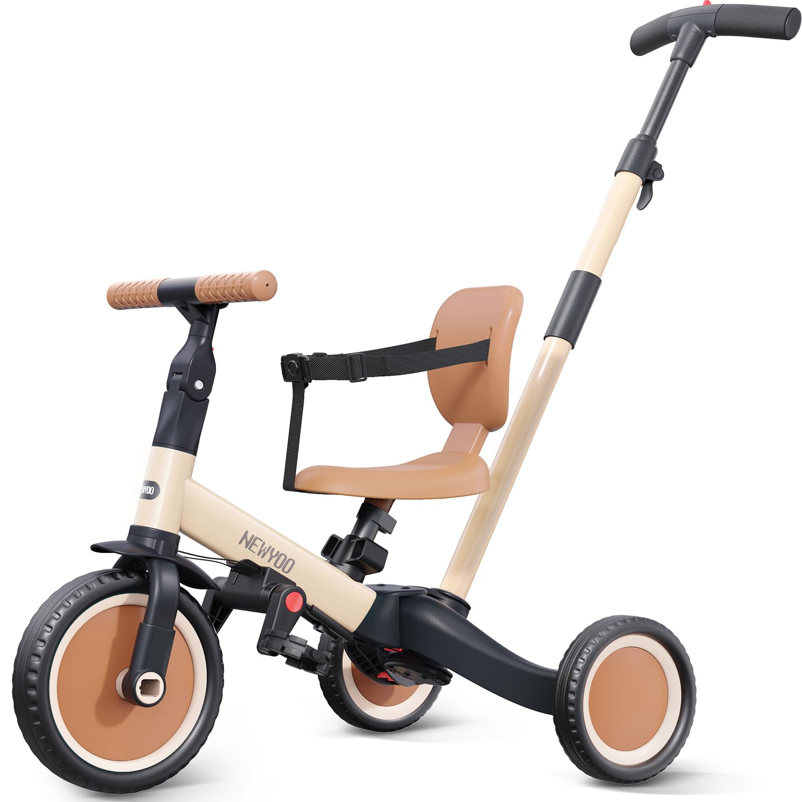 newyoo TR007 5-in-1 Tricycle for Toddlers 1-3, Toddler Bike, Birthday Gift | Tod