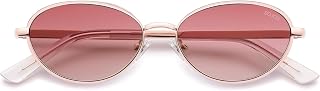 SOJOS Trendy Oval Cat Eye Polarized Sunglasses for Women Men, Chic 80s 90s Retro Fashion Sunnies SJ1279